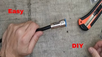 How To Install A Clamp-style Connector On 1/4" Corrugated Coaxial Cable.