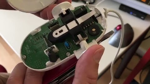 Apple Mighty Mouse cleaning & disassembly