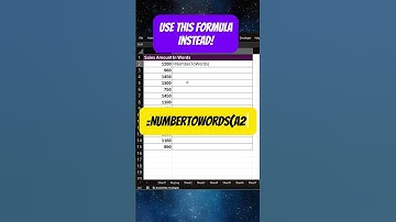 Convert Numbers to Words in Excel with VBA | Step-by-Step Tutorial #excel #excelyourself #exceltips