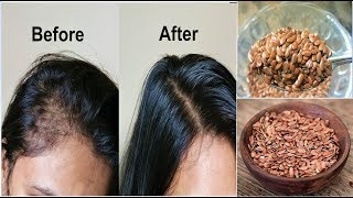 Your Hair Will Grow Like Crazy! Just Eat 1 TableSpoon Daily for Hair Growth, FLAXSEEDS for Long Hair