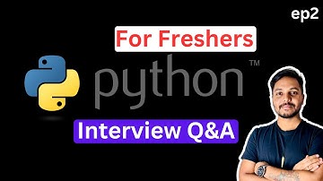 Python Interview Questions & Answers for Data Analysts | Python Tutorials for Beginners | video 2