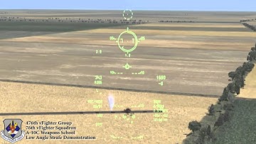 Low Angle Strafe Demonstration