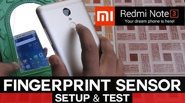 Redmi Note 3 Fingerprint Sensor Setup & Review | Ultra-Fast Unlocking