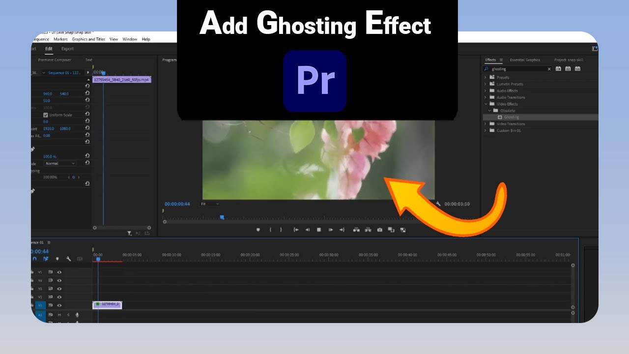 How to Add Ghosting Effect on Premiere Pro [NEW] - YouTube