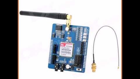 GSM  GPRS SIM900 Module ICOMSAT Expansion Board w Antenna + Cable for Arduino - Blue + Black