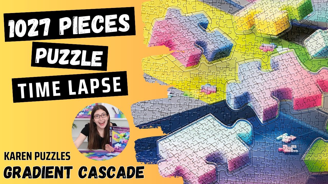 Gradient Cascade 1027 pc puzzle by Ravensburger