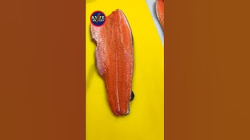 Amazing satisfy salmon cutting skills! | Knife Skills