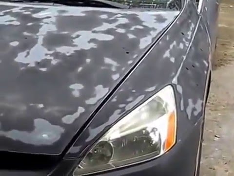 clear coat peeling car