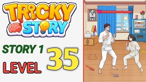 Moeilijk verhaal: Verhaal 1 Niveau 35 Help Anna en Ethan trainen in Karate Walkthrough