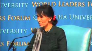 Columbia University World Leaders Forum: A Discussion Featuring Daw Aung San Suu Kyi