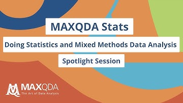 Spotlight Session: MAXQDA Stats