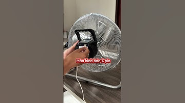 Quạt tích điện năng lượng mặt trời 12 cấp độ gió siêu mát #quattichdien #quatnangluongmattroi