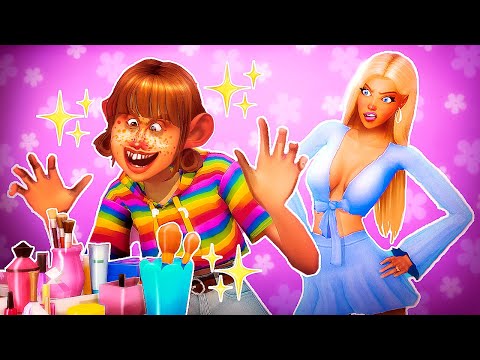 UGLY SISTER STOLE MY MAKE UP😠 SIMS 4 STORY
