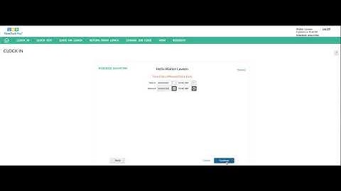 TimeClock Plus - How to enter a missed punch