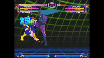 MvC2 Maximum Spider to Magnetic Tempest to Rom