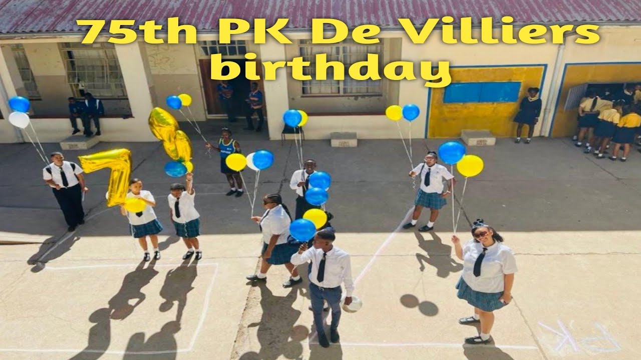 PK DE VILLIERS S. S  75TH BIRTHDAY 🎂 FOR🎊/ 27.01.2023/ A MUST WATCH/KEETMANSHOOP