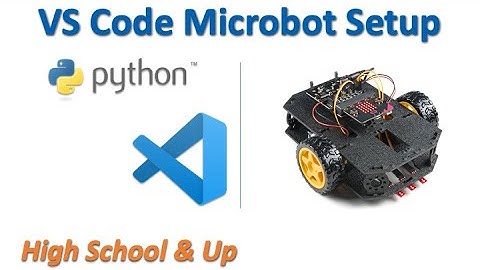 Visual Studio Code Microbot Motor Setup