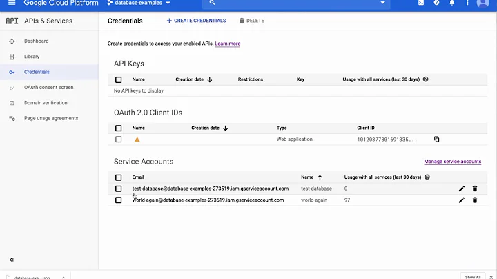 GCP - Connect to BigQuery with Service Account Credential
