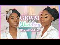 My Wedding Day Makeup and Loc Hairstyle Tutorial (Chit Chat) | Shanese Danae