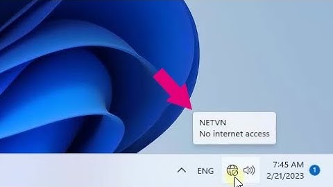 How to Fix " No internet access "  on Windows 11