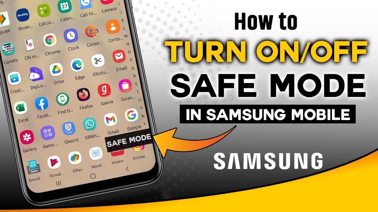 How to exit safe mode in samsung remove safe mode in samsung phone