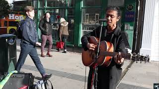 Azroy Jamiri sings Indonesian song 'Resah' by Payung Teduh 🇮🇩