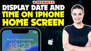 How to display date and time on iphone home screen 2024 || [ Easy Solution ] screenshot 5