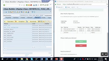 Purchase Order Decision Emails via Skybuffer Simple Communication Add-On