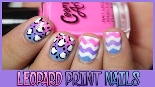 Ombre Leopard Print Nails