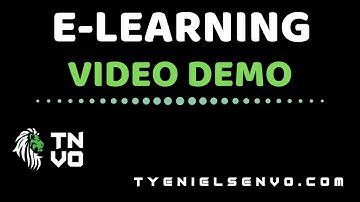 E-Learning Video Demo
