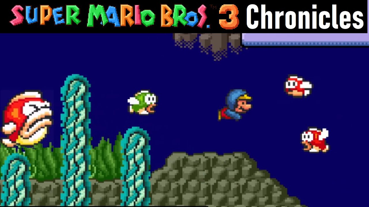 SMB3 Chronicles v3.5: World 3: Ocean Side 🌊 [100%/Playthrough] Super Mario Bros 3 - SMBX