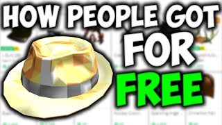 How People Got The Sparkle Time Fedora For Free Youtube - sky blue sparkle time fedora roblox blue sparkles