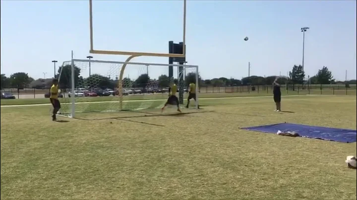 Mario Mendiola- MVC goalkeeper training session