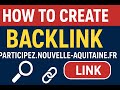 How to Create Backlink on participez.nouvelle-aquitaine.fr | Step by Step Guide #LinkLoomSEO
