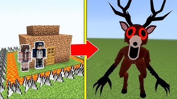 QUỶ HƯƠU 99 NIGHTS IN THE FOREST Tấn Công Nhà Bảo Vệ Bởi bqThanh & Ốc Trong Minecraft