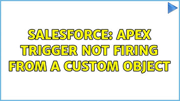 Salesforce: APEX trigger not firing from a custom object