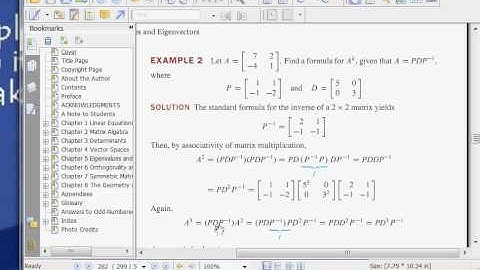 Linear Algebra (5.3)