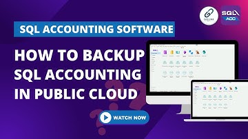 How to backup sql accounting in public cloud