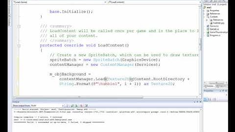 Getting Started with XNA 3.1 - Part 1
