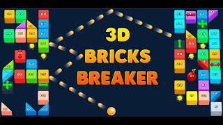 3D Bricks Breaker - Fun Bricks Ball Crusher screenshot 5