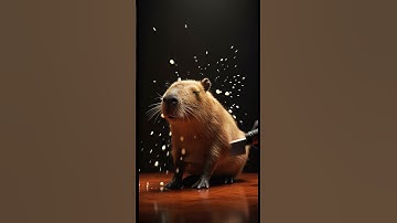 cutting capybaras 🐹🔪 | oddly satisfying #shorts #capybara #satisfying #cutting #animals #funny #ai