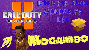 Black Ops 2 Ultimate SPRX Injector 23 Mod Menus V2.3 in PKG by Mogambo Modz