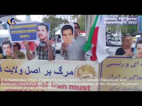2–3 September 2022: Iranians in Canada Celebrated the Anniversary of the Foundation of the PMOI