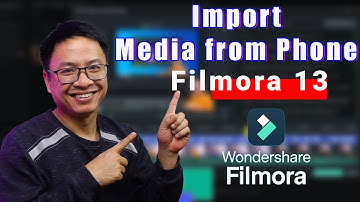 How to import videos into Filmora 13 from Mobile Phone