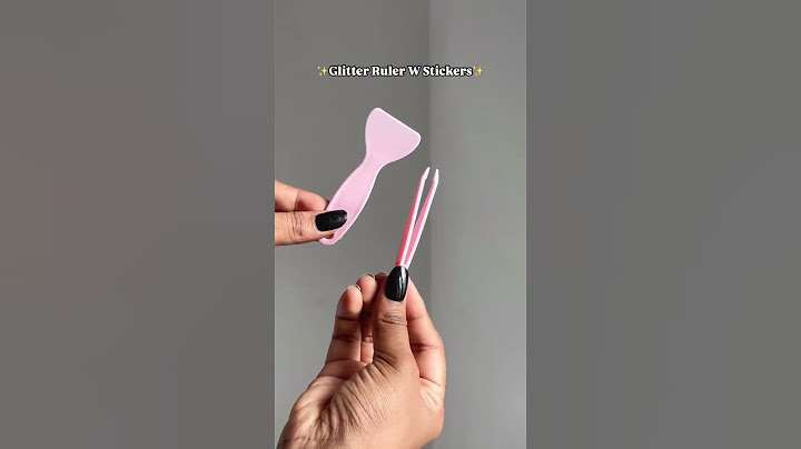 Glitter Ruler 📐 W sticker 😱  #art #gadgets #mini #diy #glitter #rulers #sticker #shorts #viralvideo