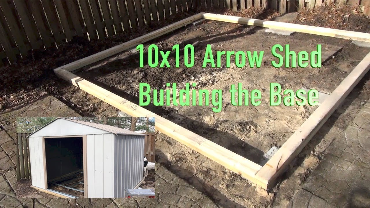 Arrow Shed Building The Base You