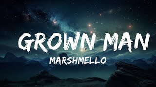 Marshmello -  Grown Man (Lyrics) ft. Polo G & Southside  |  30 Mins. Top Vibe music