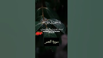 سورة النصر، إذا جاء نصر الله والفتح،  حالات دينيه