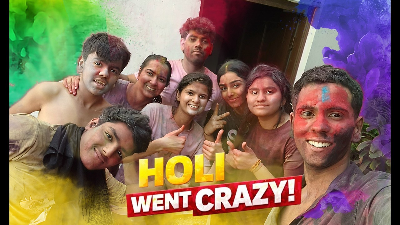 Our Wild Holi Celebration in  2026 | Full Vlog 🎨