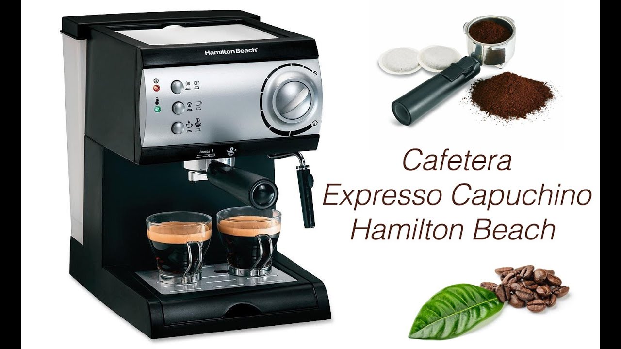 Hamilton Beach cafetera de espresso